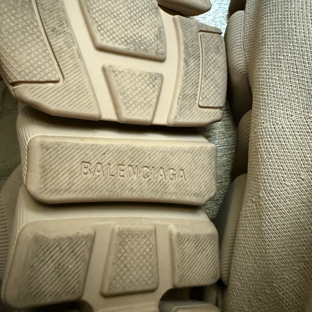 Balenciaga Tan Sock Sneakers - Picture 5 of 5